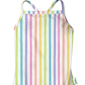 ISO!! Green Sprouts iplay Girls One Piece Swimsuit - Rainbow Stripe 24m